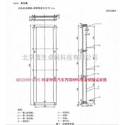 GB/T32086-2015 特定種類汽車內飾材料垂直燃燒特性技術要求和試驗方法全文詳情